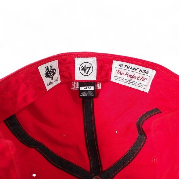 47' Brand The Perfect Fit NC State Wolfpack Almanac Archive Edition Fitted Hat L - Picture 6 of 6